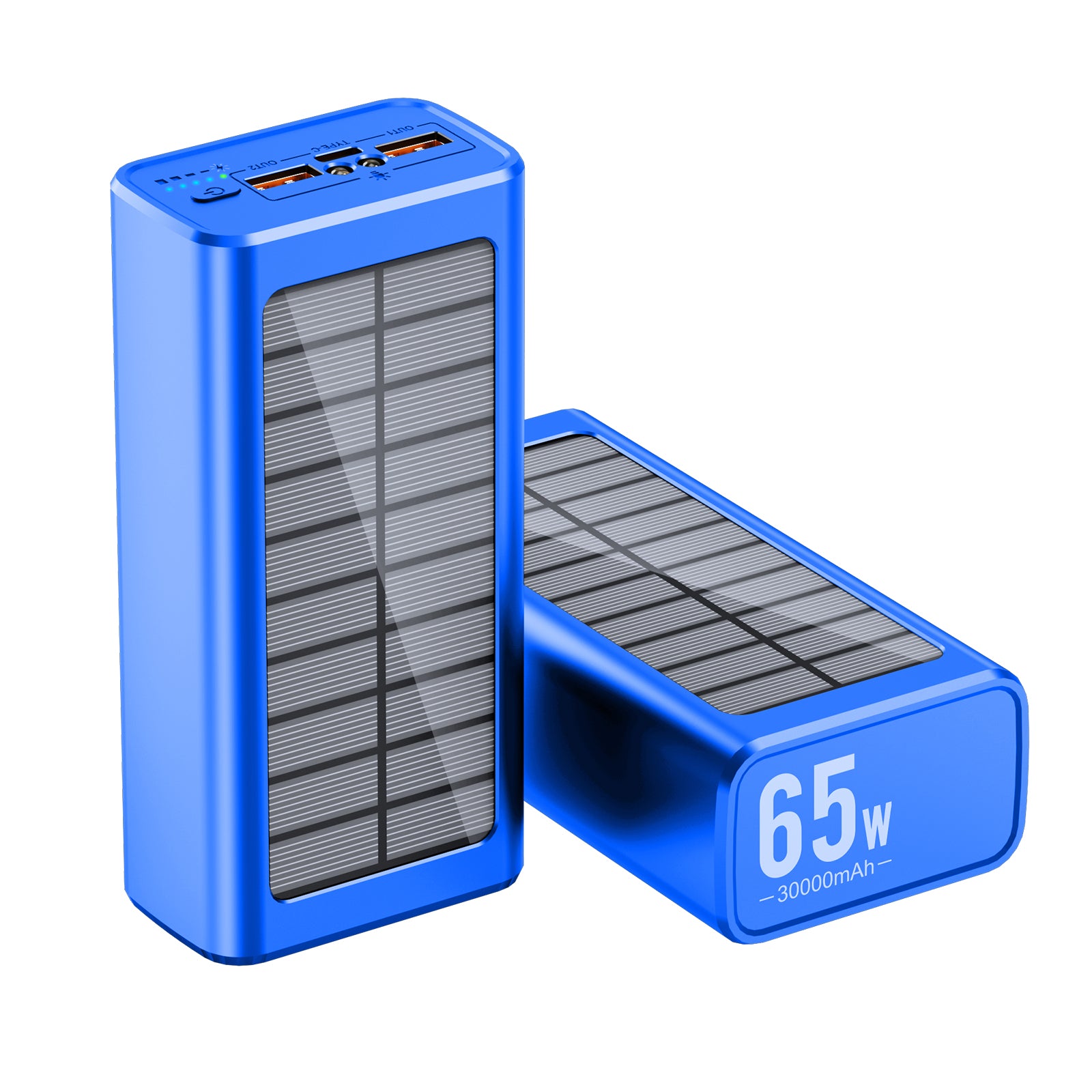 Best Seller Solar Computer 65w Powerbank 30000mah Mobile Phone Portable Pd 22.5w 50000mah Fast Charging Power Bank For Laptop