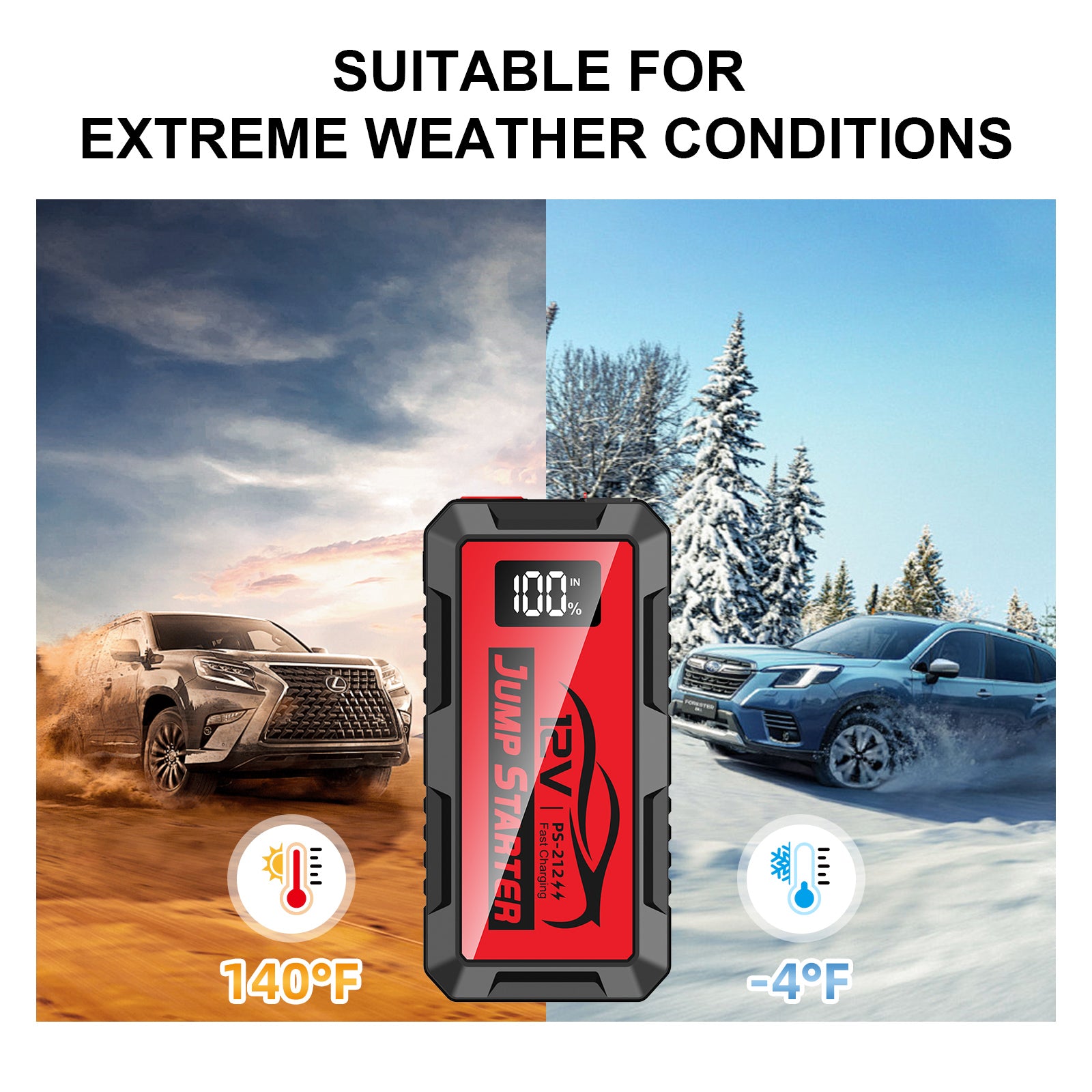 12000a 10000amp 8000a Powerful Super Capacitor 12v Booster Portable Charger Auto Starting Device Power Bank Car Jump Starter Battery