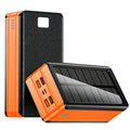 Pd 22.5w Solar Power Bank High Capacity Panel Charger Flashlight Qc 3.0 18w Fast Charging Waterproof Powerbank