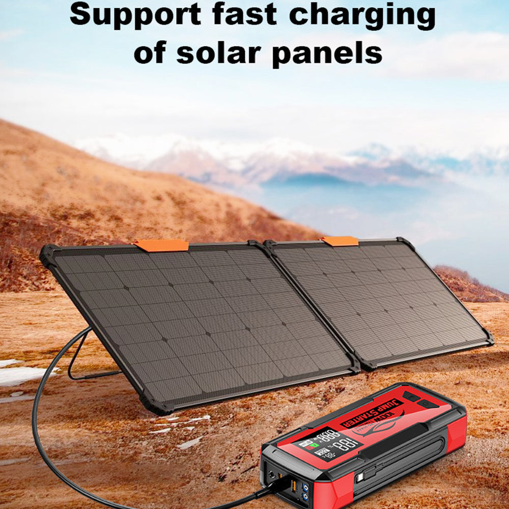 8000amp 100w 32000mah Built In Cable Laptop Multifunction Super Capacitor 12v Booster Power Bank Car Battery Jump Starter