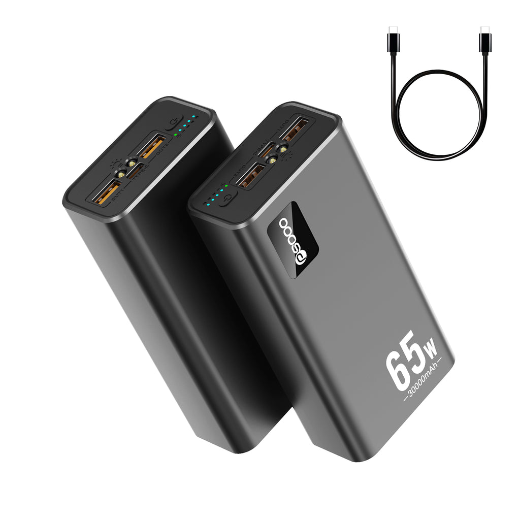 Hot Selling Computer 65 Watt Powerbank Fast Charging 30000mah 50000 Mobile Phone Qc Portable Charger Pd 65w Power Bank For Laptop