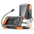 Trending 100w Solar Hand Crank Power Banks Built in Cables Light Fast Charging 65w Portable Battery 40000mah Laptop Power Bank