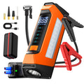 PSOOO 8000a Car Jumper 200psi UL Tire Inflator Pump 12v Battery Booster Super Capacitor Power Bank Jump Starter Air Compressor