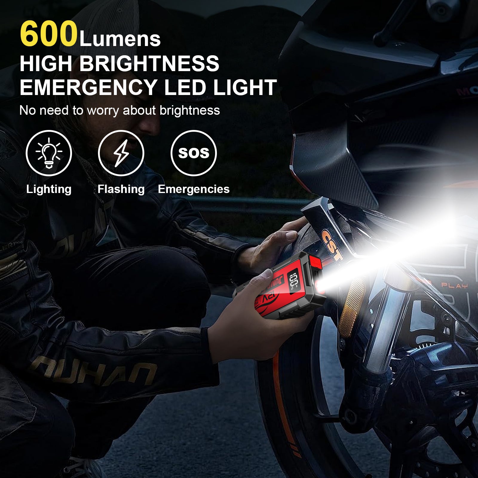 12000a 10000amp 8000a Powerful Super Capacitor 12v Booster Portable Charger Auto Starting Device Power Bank Car Jump Starter Battery