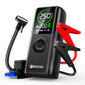 Trending Car Jumper Tire Inflator Pump 12v Battery Booster Power Bank Jump Starter Air Compressor