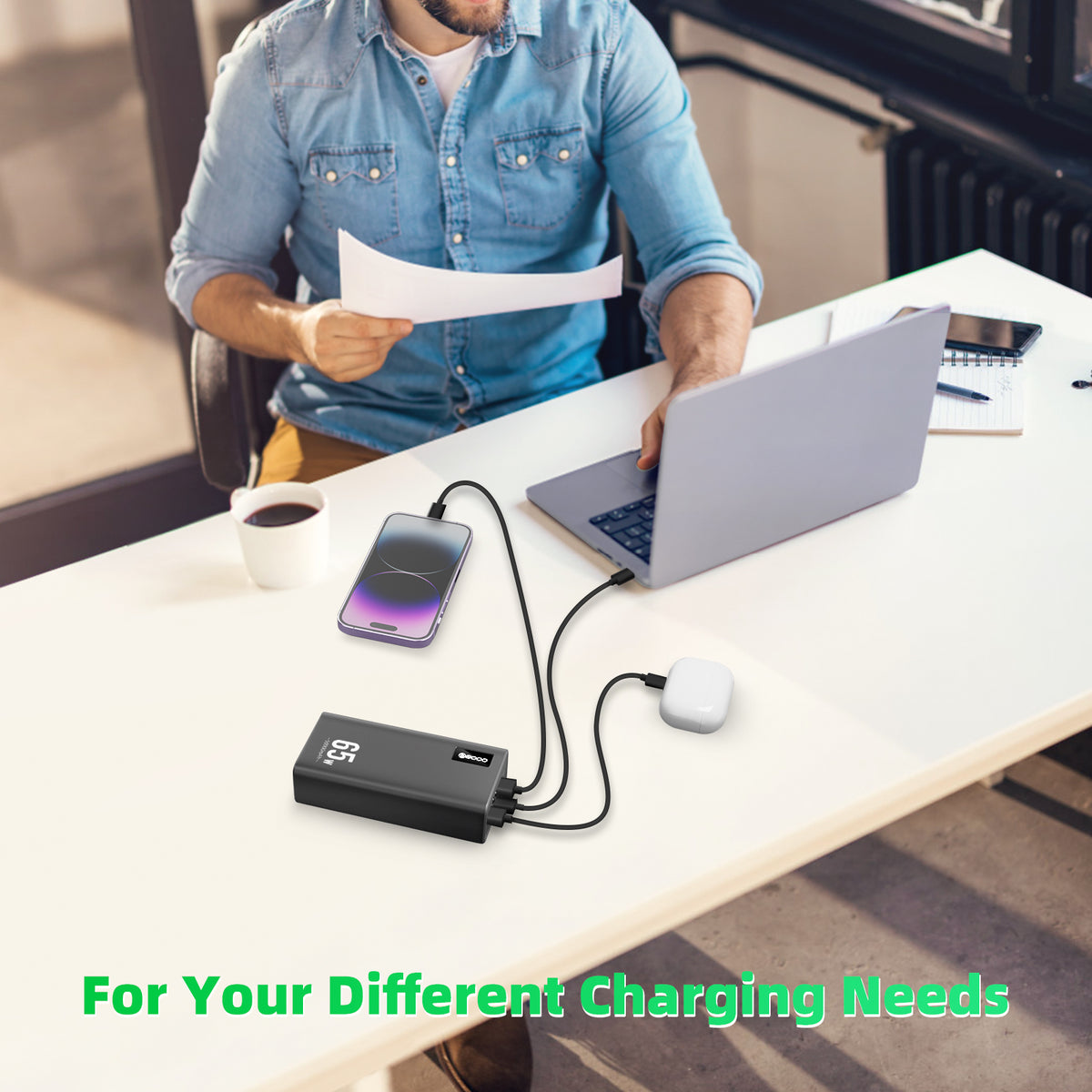 Hot Selling Computer 65 Watt Powerbank Fast Charging 30000mah 50000 Mobile Phone Qc Portable Charger Pd 65w Power Bank For Laptop