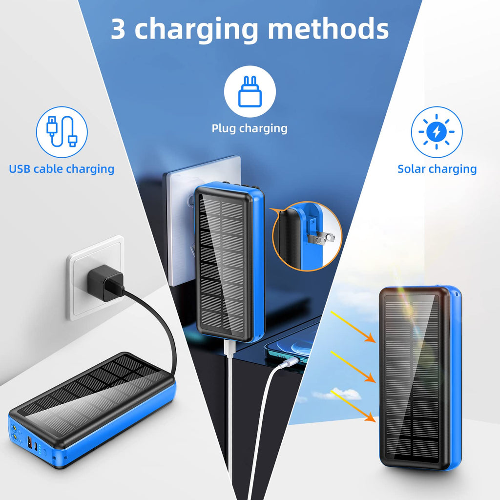 Trending 3 in 1 Pd 22.5w Mini Mobile Battery Phone Portable Powerbank Cables Built in Ac Wall Solar 20000mah Power Bank with Plug