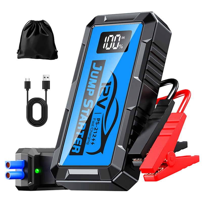 12000a 10000amp 8000a Powerful Super Capacitor 12v Booster Portable Charger Auto Starting Device Power Bank Car Jump Starter Battery